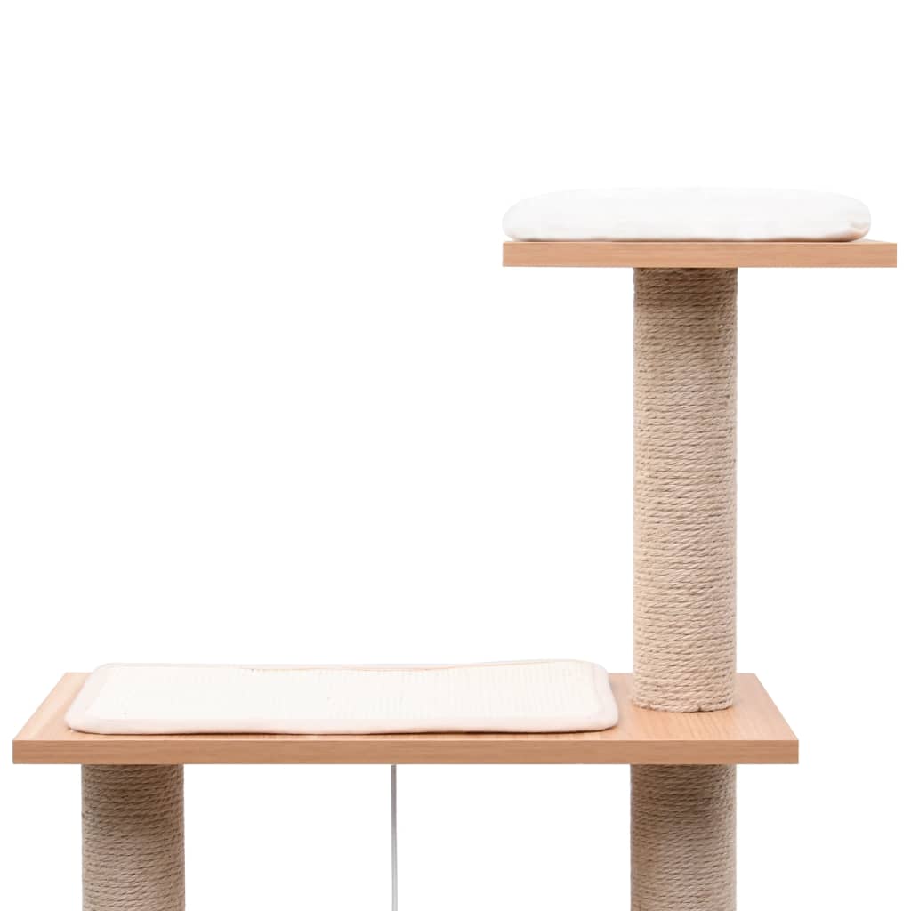 vidaXL Drapak dla kota, z sizalową matą, 123 cm