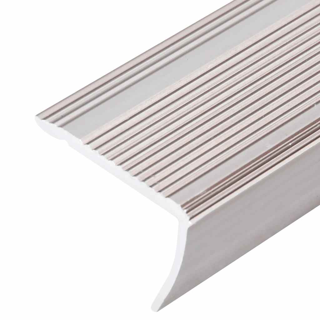 vidaXL Listwy schodowe w kształcie litery L 5 szt. Aluminium 90 cm