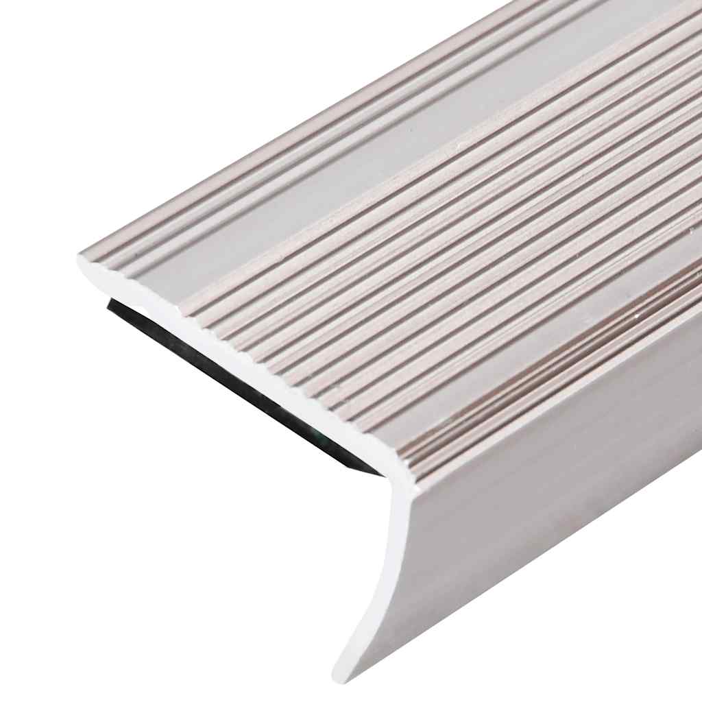 vidaXL Listwy schodowe w kształcie litery L 5 szt. Aluminium 90 cm