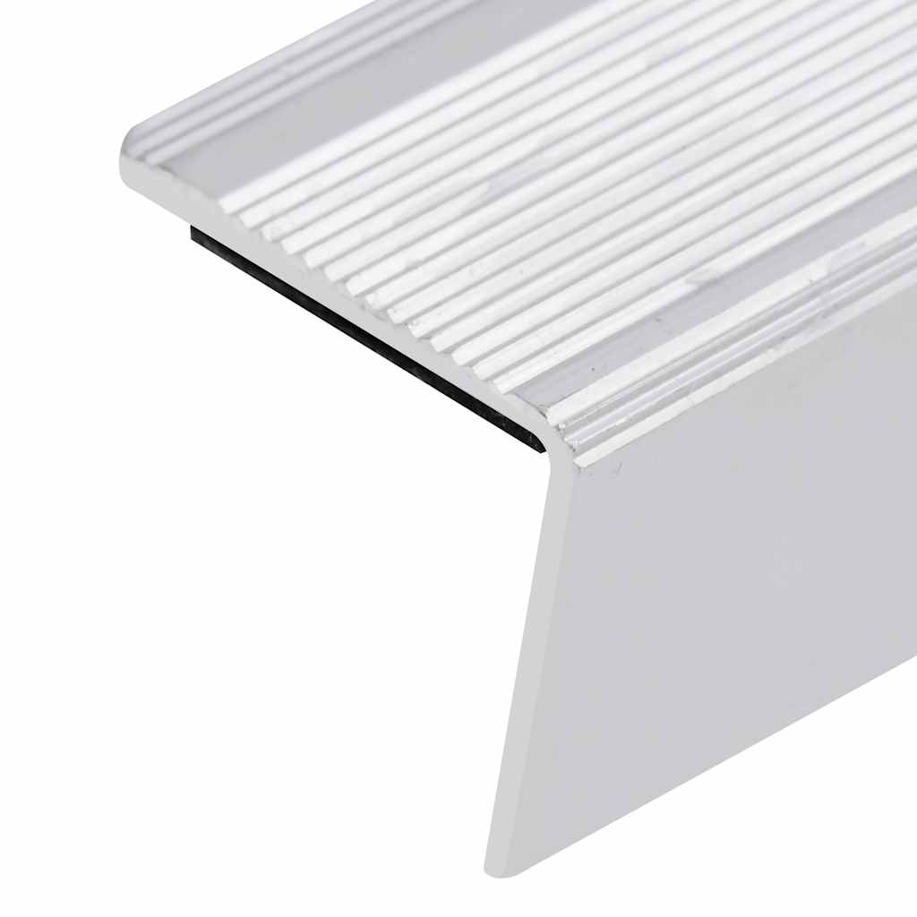 vidaXL Listwy schodowe w kształcie litery L 5 szt. Aluminium 100 cm