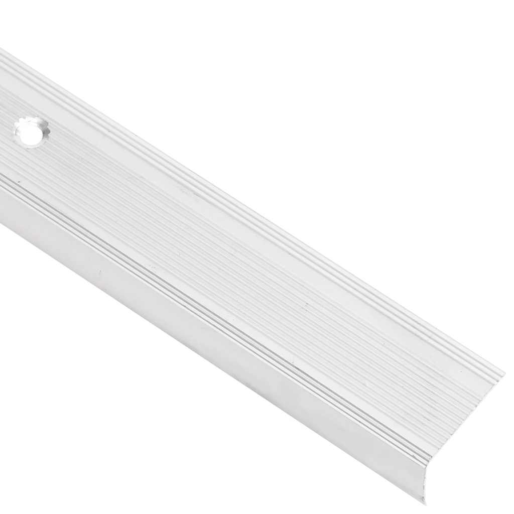 vidaXL Listwy schodowe w kształcie litery L 15 szt. Aluminium 100 cm