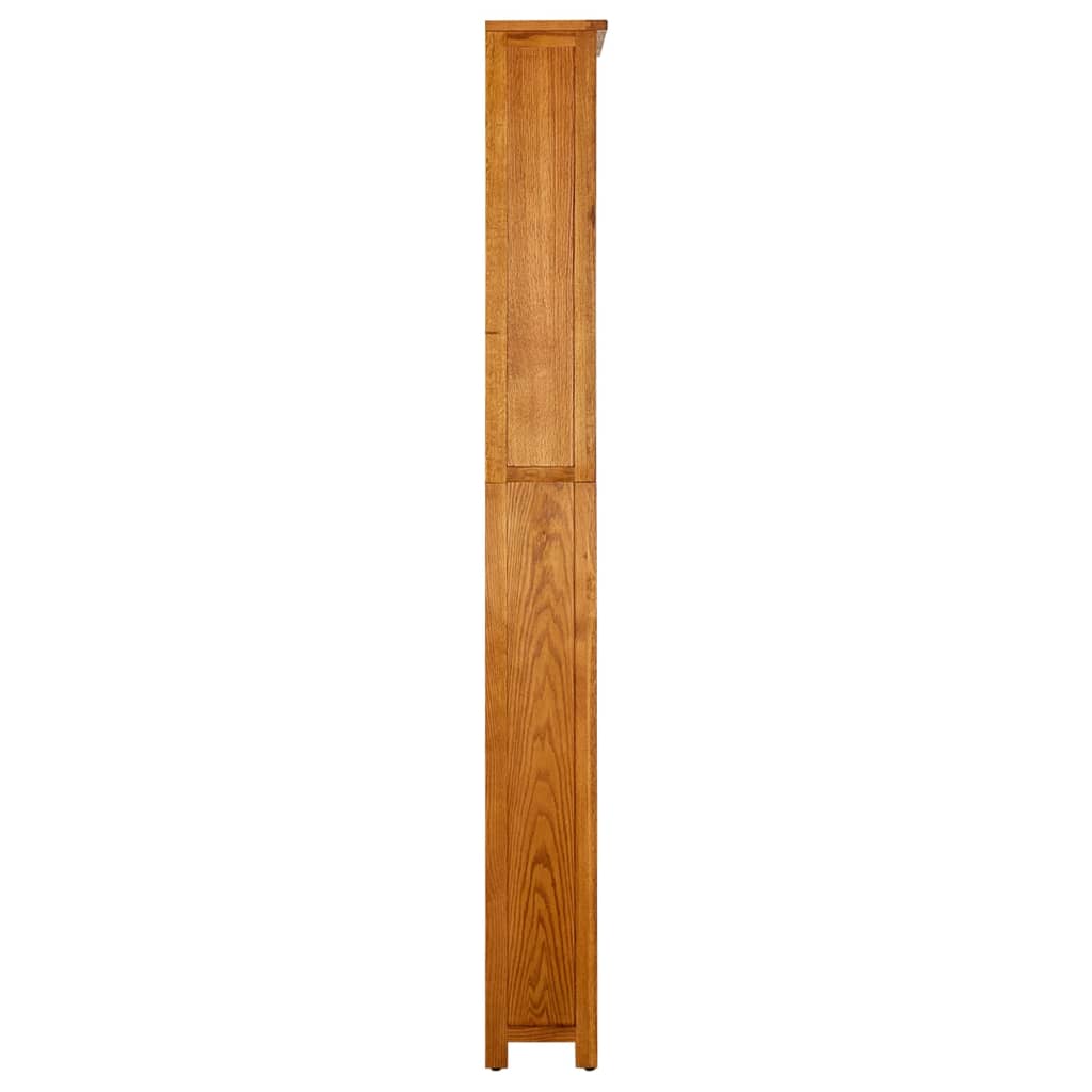 vidaXL 7-poziomowy regał na książki, 90 x 22,5 x 200 cm, drewno dębowe