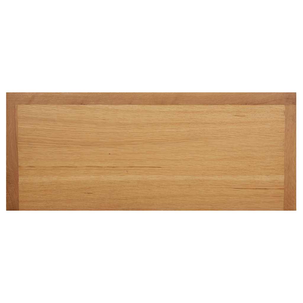 vidaXL Półka na buty, 90x37x45 cm, lite drewno dębowe