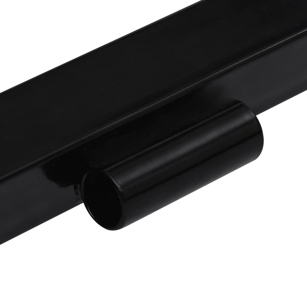 vidaXL Adapter do pługu śnieżnego montowanego do kosiarki, czarny