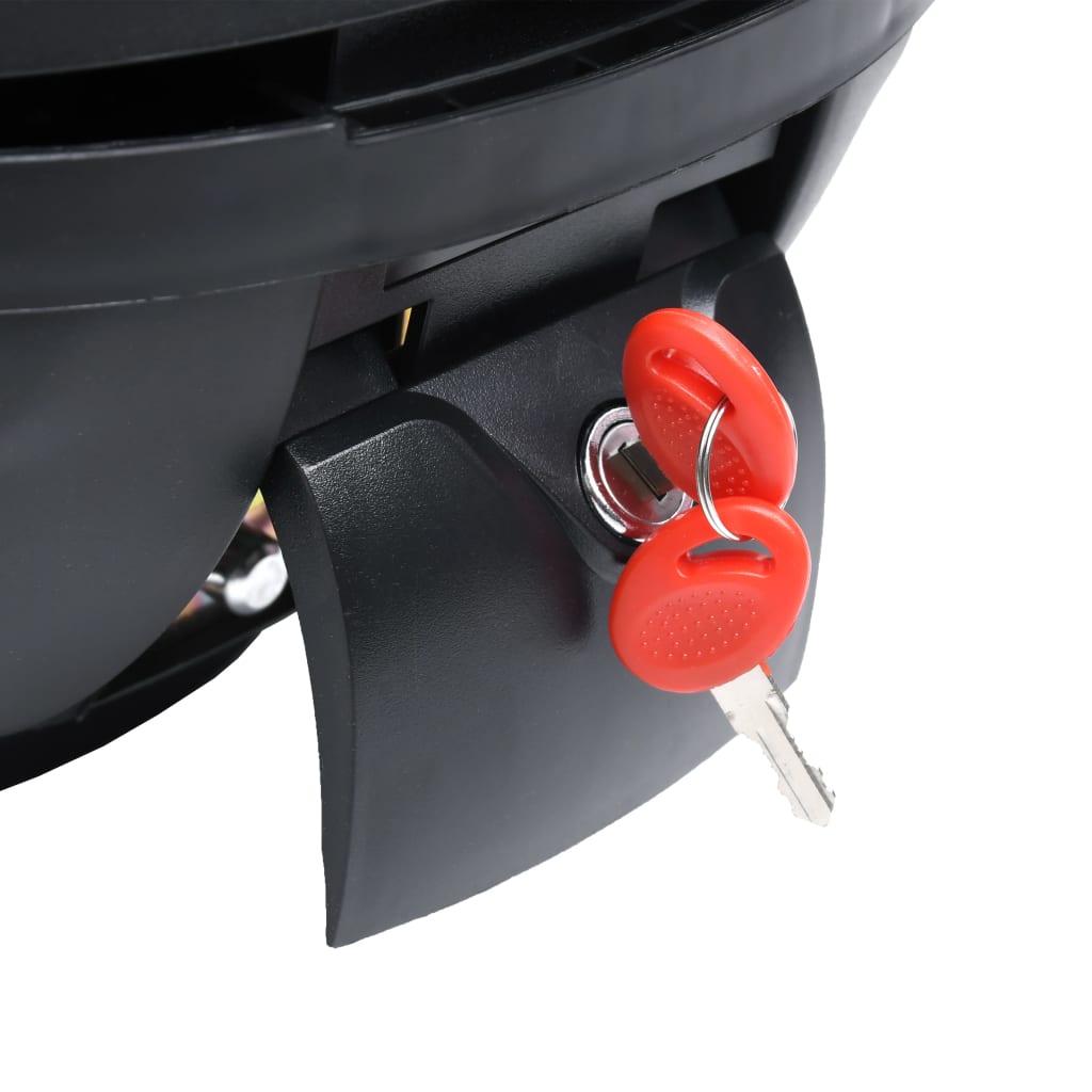 vidaXL Kufer motocyklowy na jeden kask, 35 L