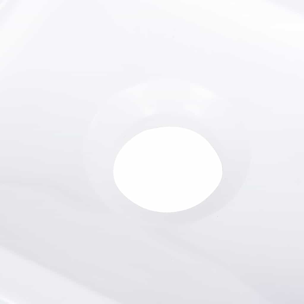 vidaXL Umywalka, 400x220x90 mm, SMC, biała