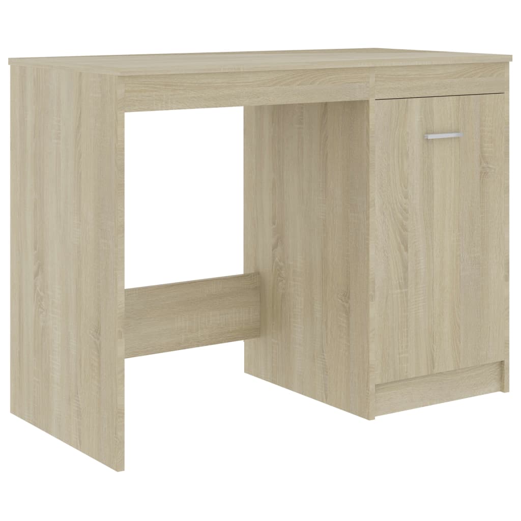 vidaXL Biurko, dąb sonoma, 140x50x76 cm, materiał drewnopochodny