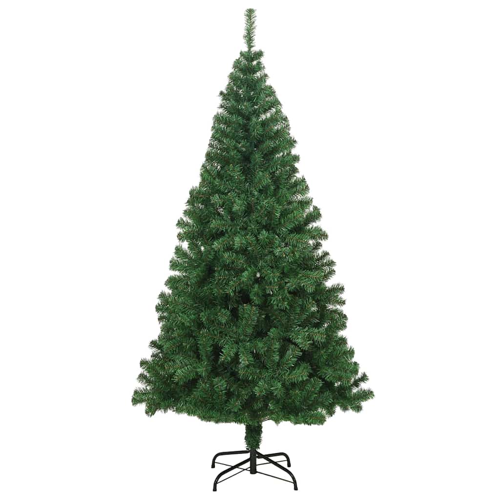 vidaXL Sztuczna choinka o grubych gałązkach, zielona, 180 cm, PVC