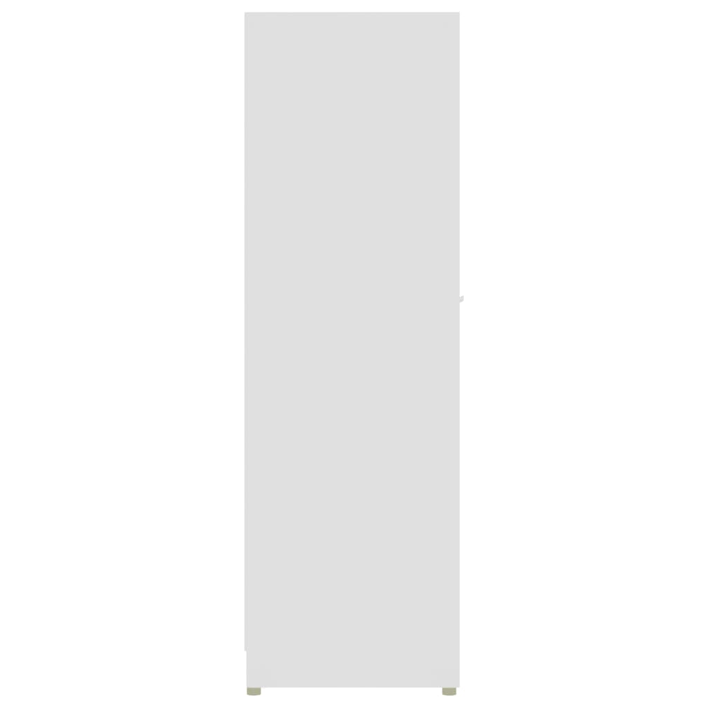 vidaXL Szafka łazienkowa, biała, 30x30x95 cm, materiał drewnopochodny