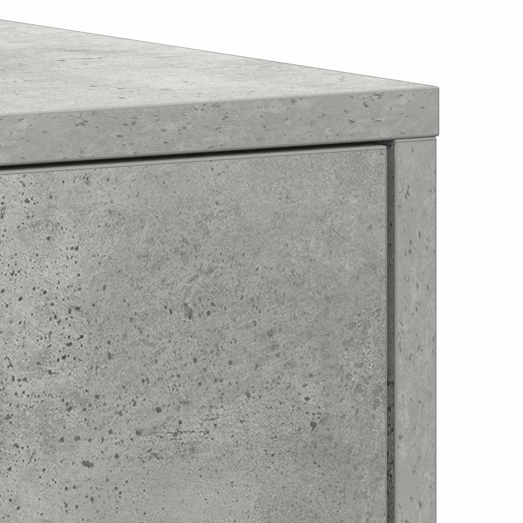 vidaXL Szafka łazienkowa, szarość betonu, 30x30x183,5 cm