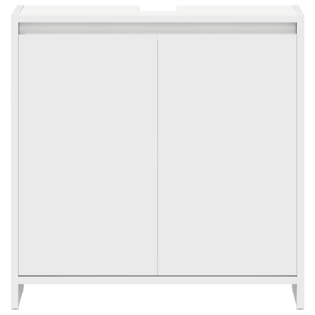 vidaXL Szafka łazienkowa, biała, 60x33x61 cm, materiał drewnopochodny