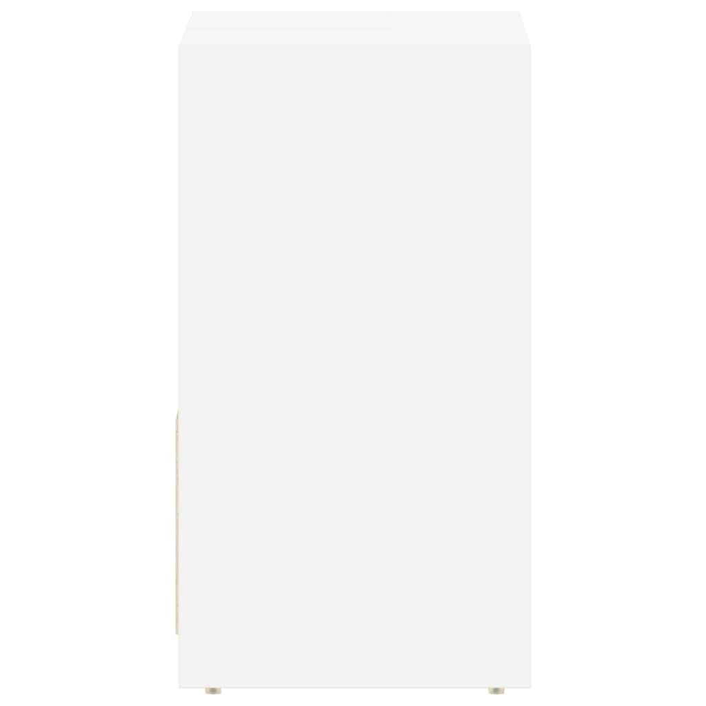 vidaXL Szafka łazienkowa, biała, 60x33x61 cm, materiał drewnopochodny