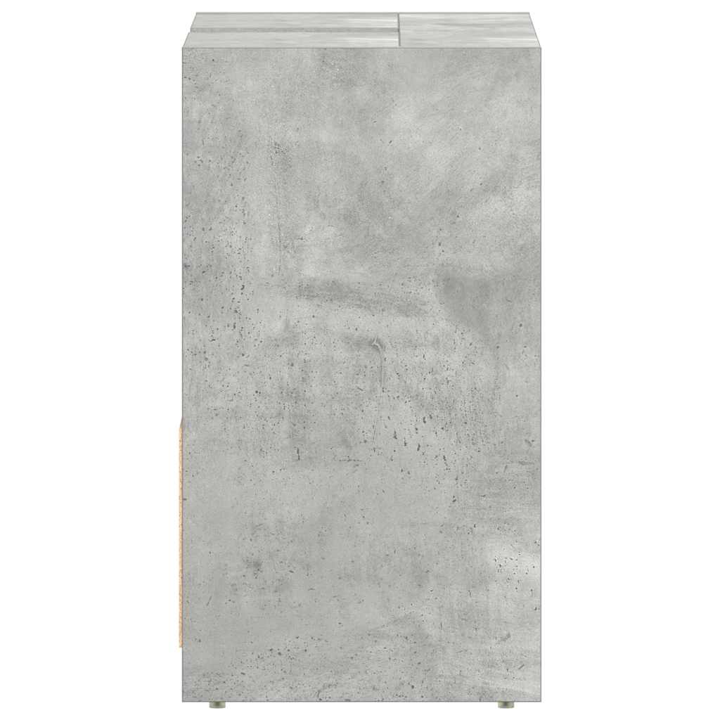 vidaXL Szafka łazienkowa, betonowa szarość, 60x33x61 cm