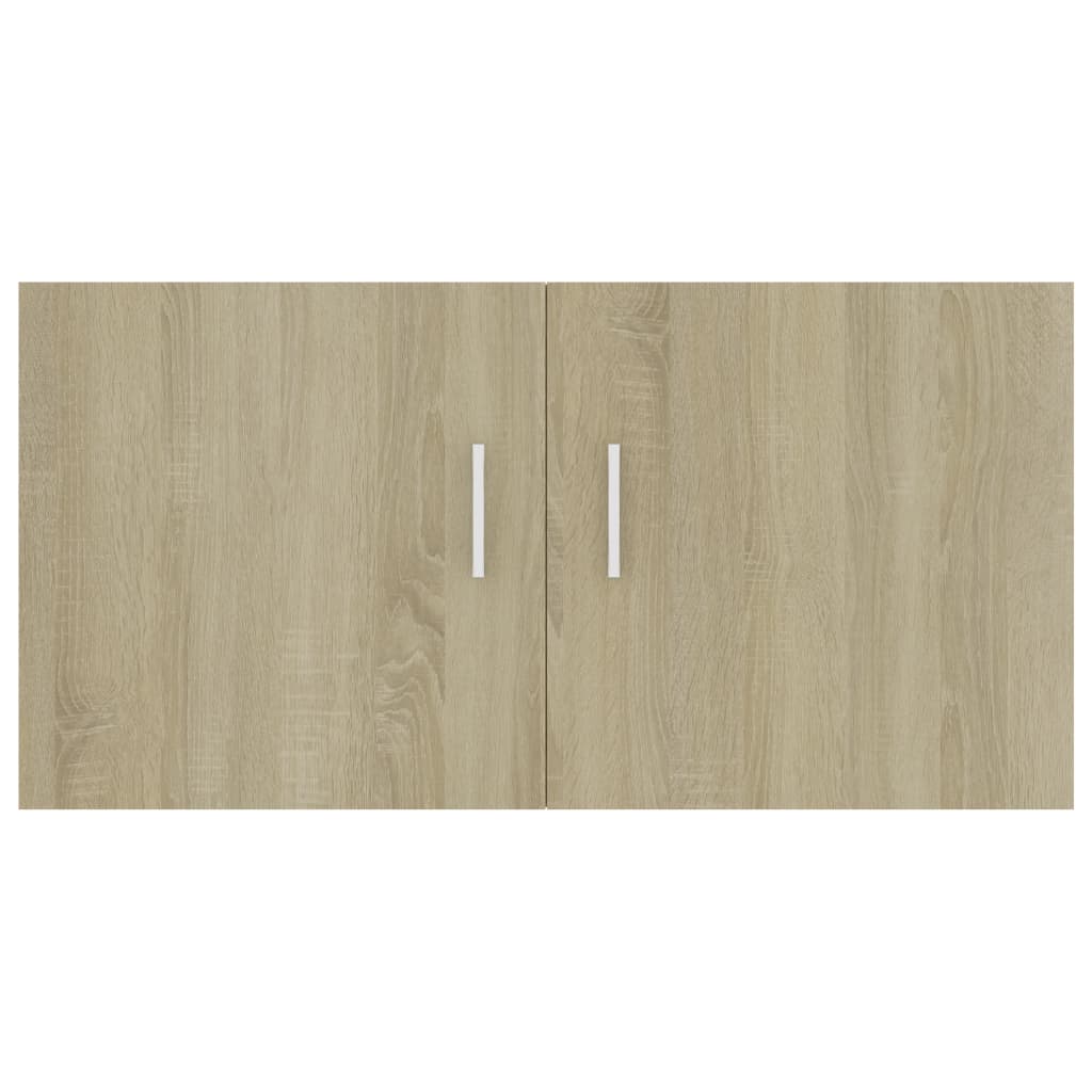 vidaXL Szafka ścienna, dąb sonoma 80x39x40 cm, materiał drewnopochodny