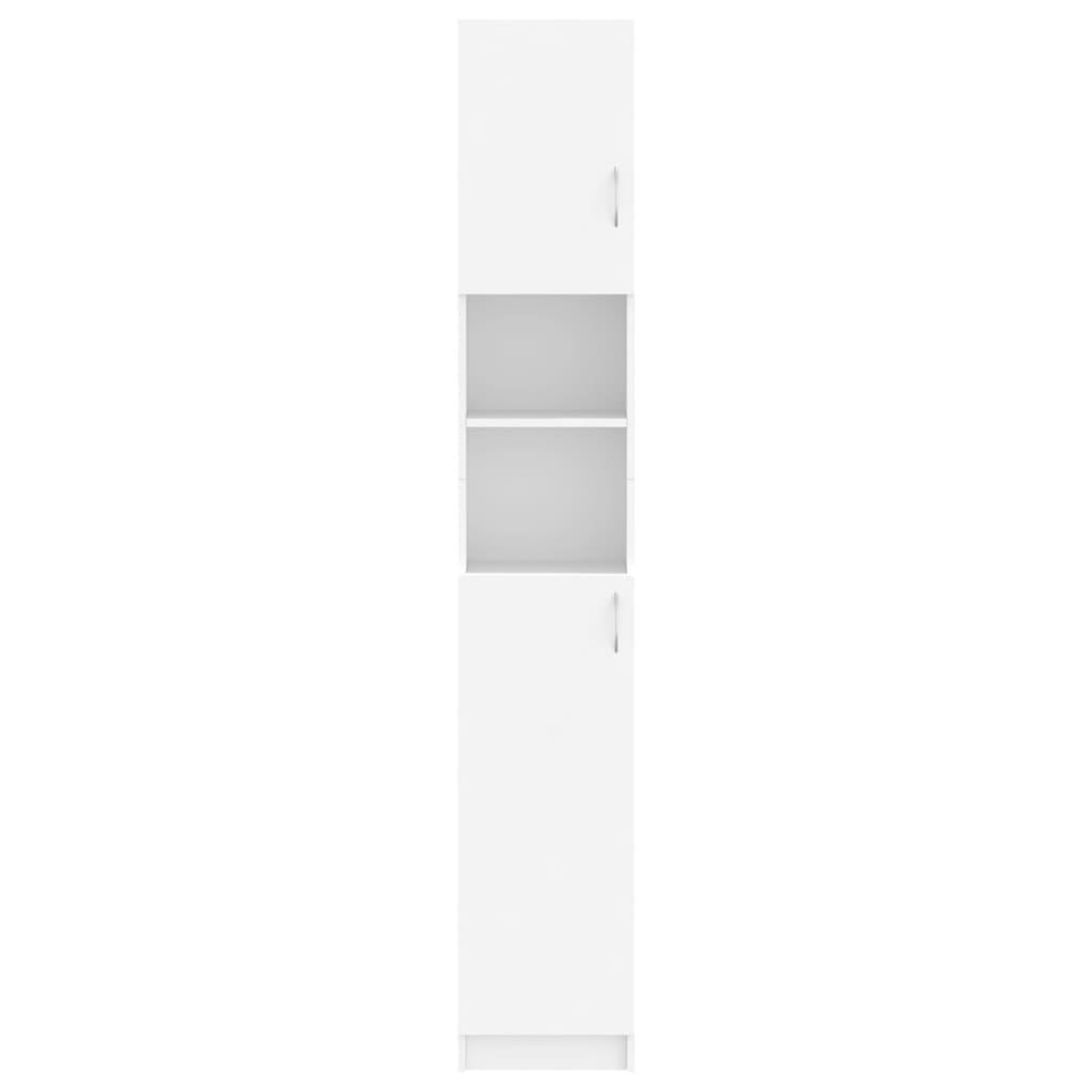 vidaXL Szafka łazienkowa, biała 32x25,5x190 cm materiał drewnopochodny