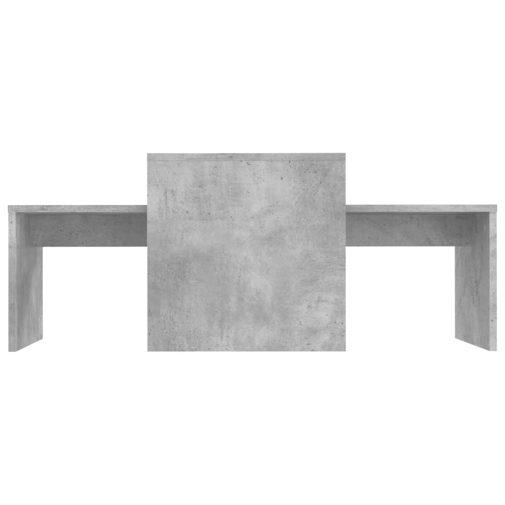vidaXL Stoliki kawowe, betonowy szary, 100x48x40 cm