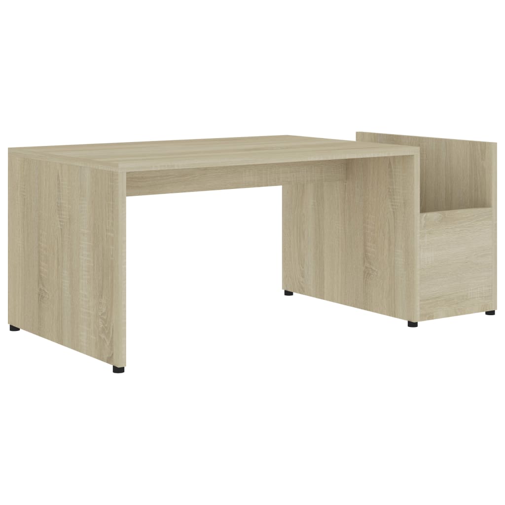 vidaXL Stolik kawowy, dąb sonoma, 90x45x35 cm, materiał drewnopochodny