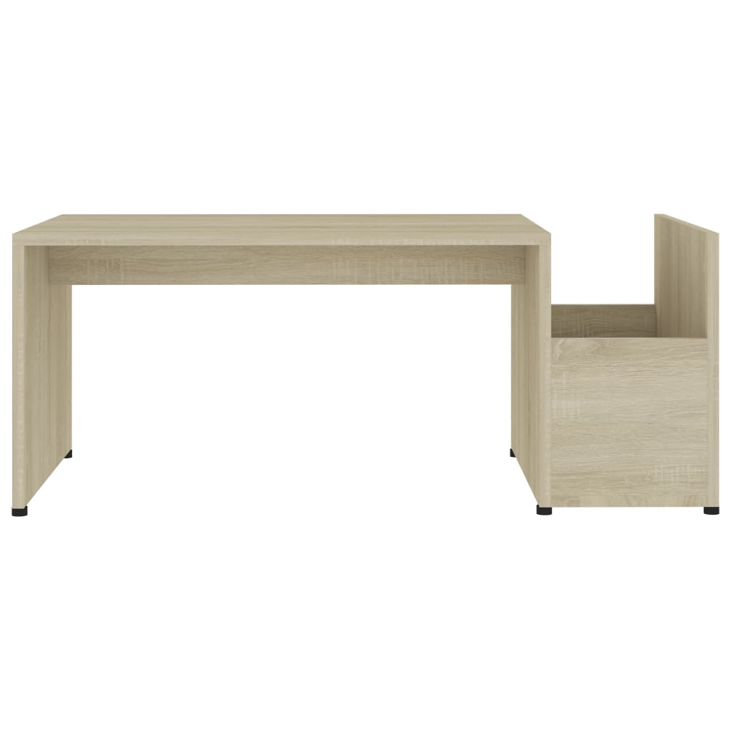 vidaXL Stolik kawowy, dąb sonoma, 90x45x35 cm, materiał drewnopochodny
