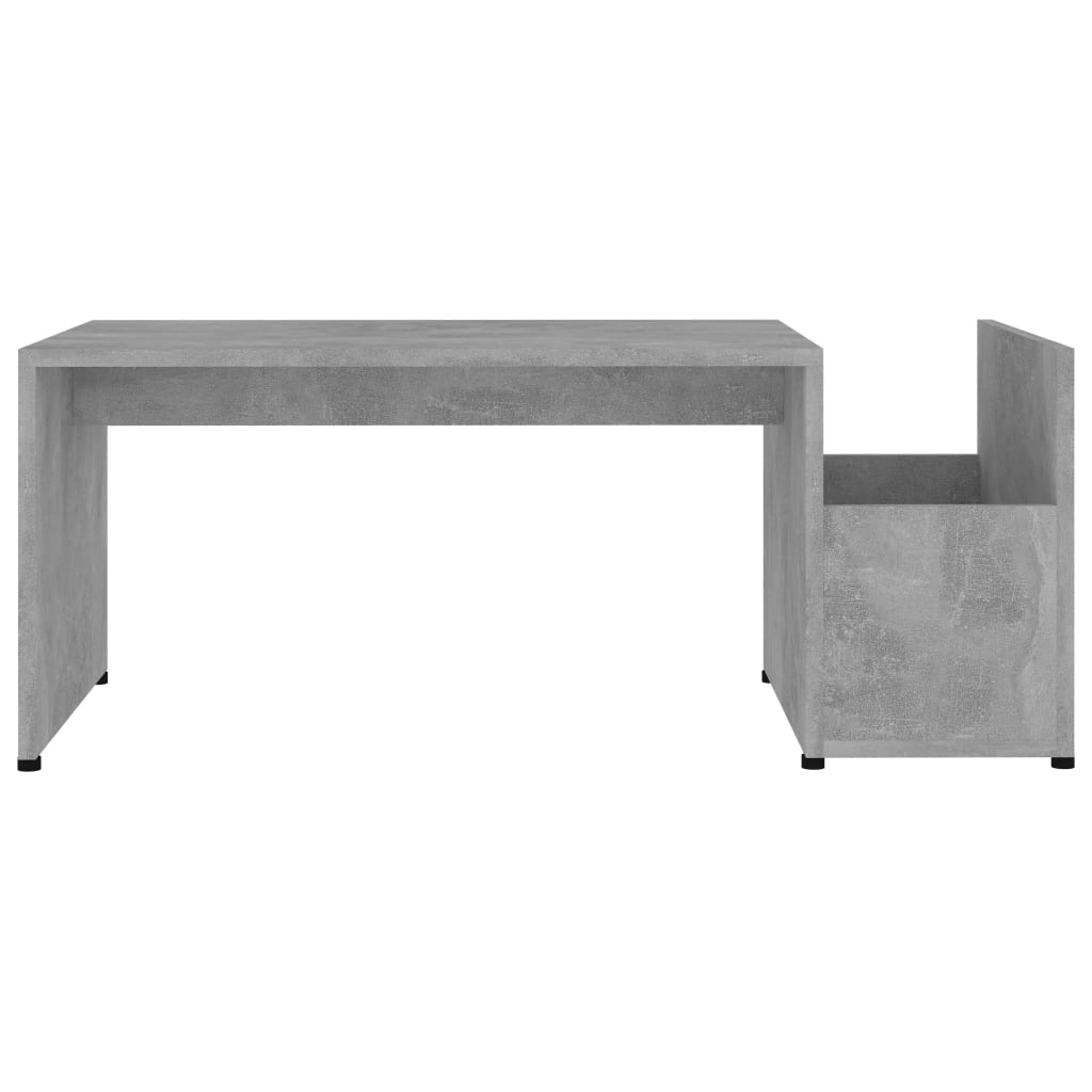 vidaXL Stolik kawowy, betonowa szarość, 90x45x35 cm