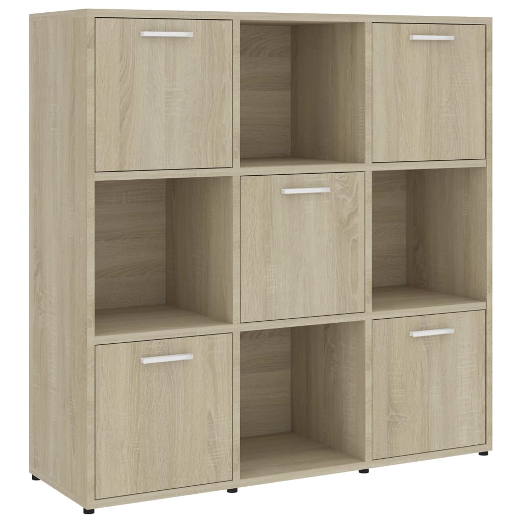 vidaXL Regał na książki, dąb sonoma, 90x30x90 cm