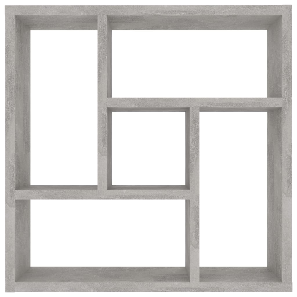 vidaXL Półka ścienna, betonowa szarość, 45,1x16x45,1 cm