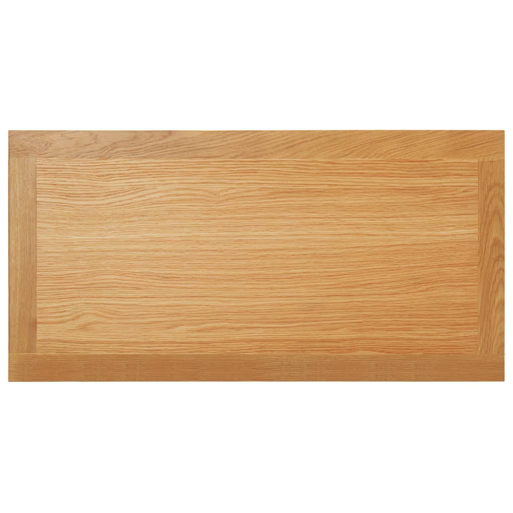 vidaXL Stolik kawowy, 90 x 45 x 40 cm, lite drewno dębowe