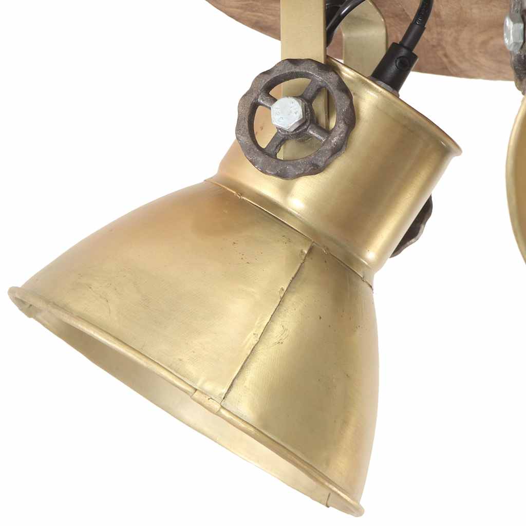 vidaXL Industrialna lampa sufitowa, 25 W, mosiądz, 42x27 cm, E27