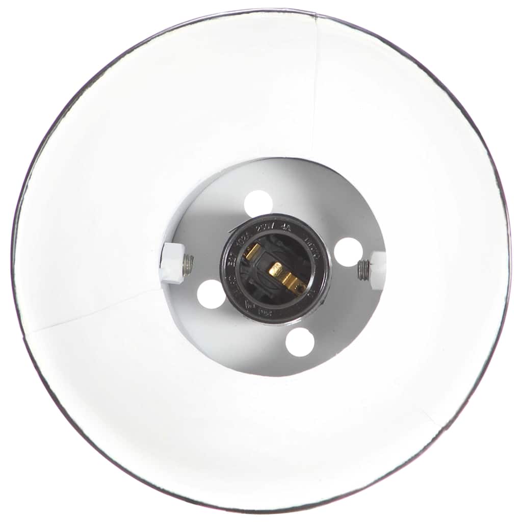 vidaXL Industrialna lampa ścienna, czarna, 45x25 cm, E27