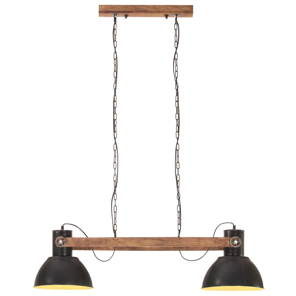 vidaXL Industrialna lampa wisząca, 25 W, czarna, 109 cm, E27