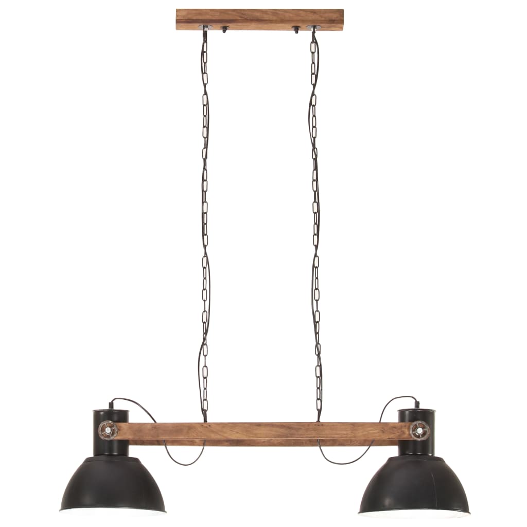 vidaXL Industrialna lampa wisząca, 25 W, czarna, 109 cm, E27