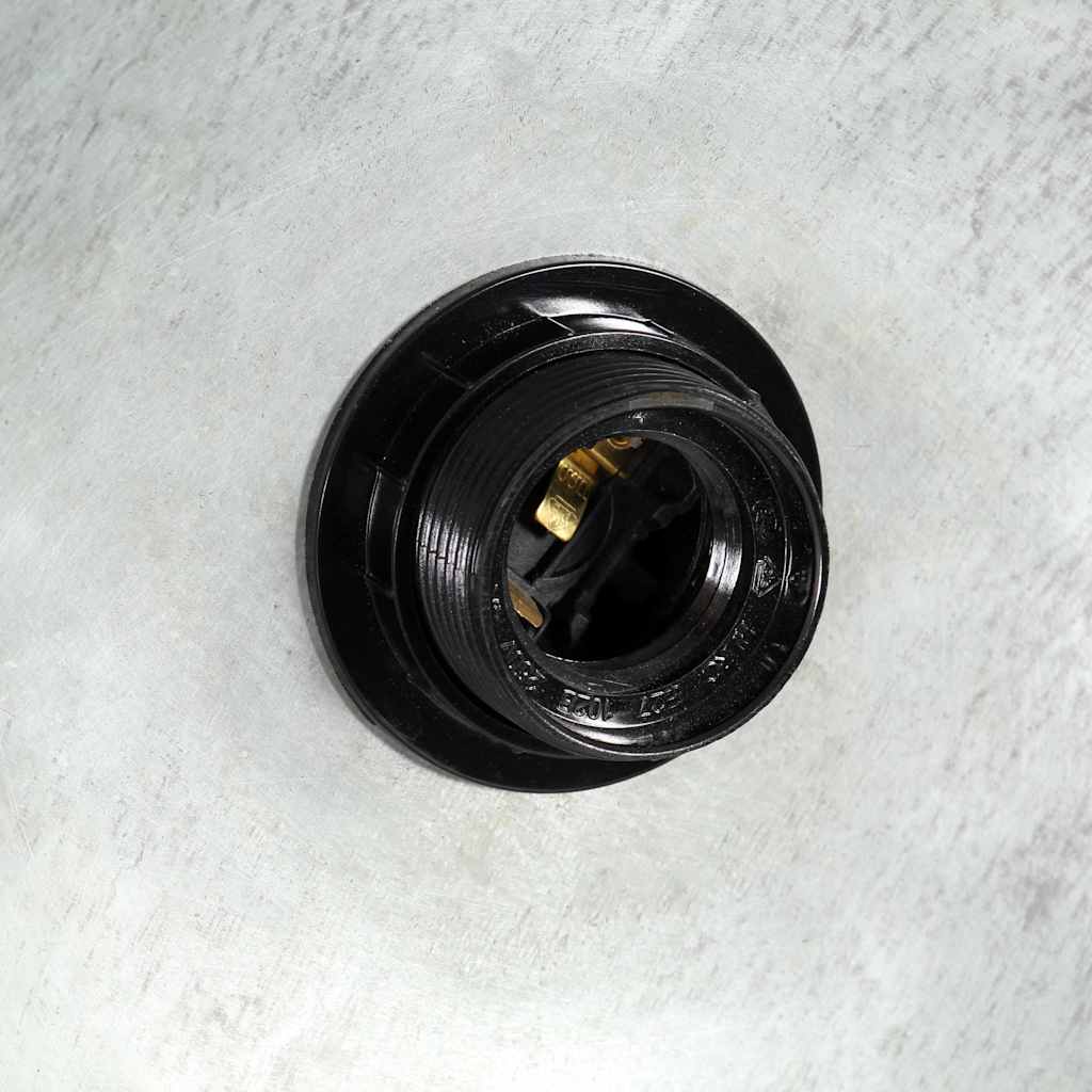 vidaXL Industrialna lampa wisząca, 25 W, srebrna, okrągła, 30 cm, E27