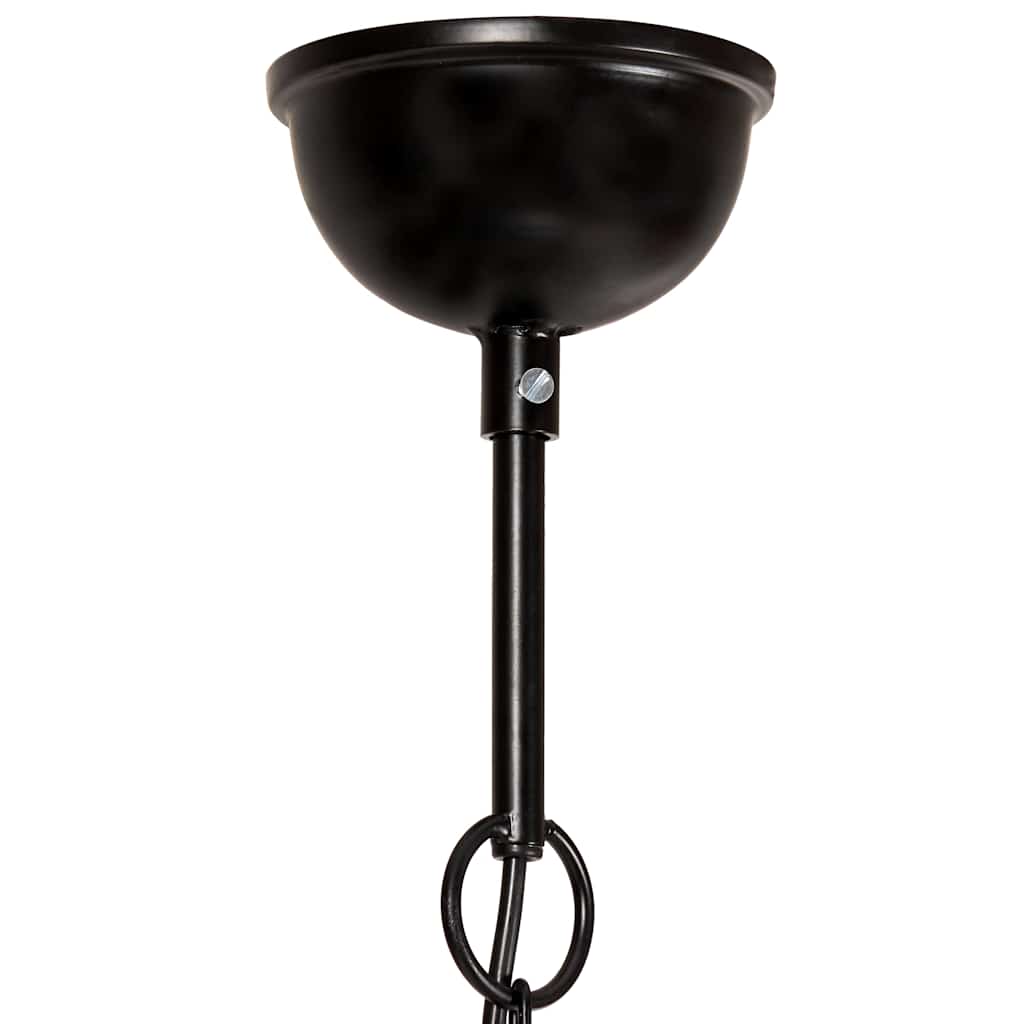 vidaXL Industrialna lampa wisząca, 25 W, czarna, okrągła, 40 cm, E27