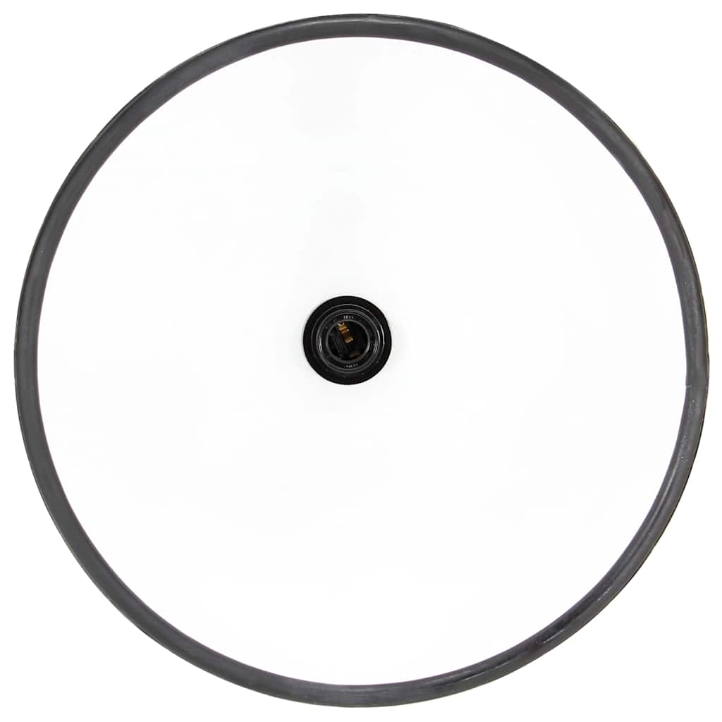 vidaXL Industrialna lampa wisząca, 25 W, czarna, okrągła, 30 cm, E27