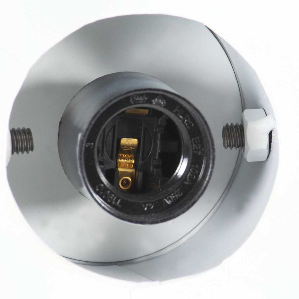 vidaXL Industrialna lampa wisząca, 25 W, czarna, okrągła, 19 cm, E27