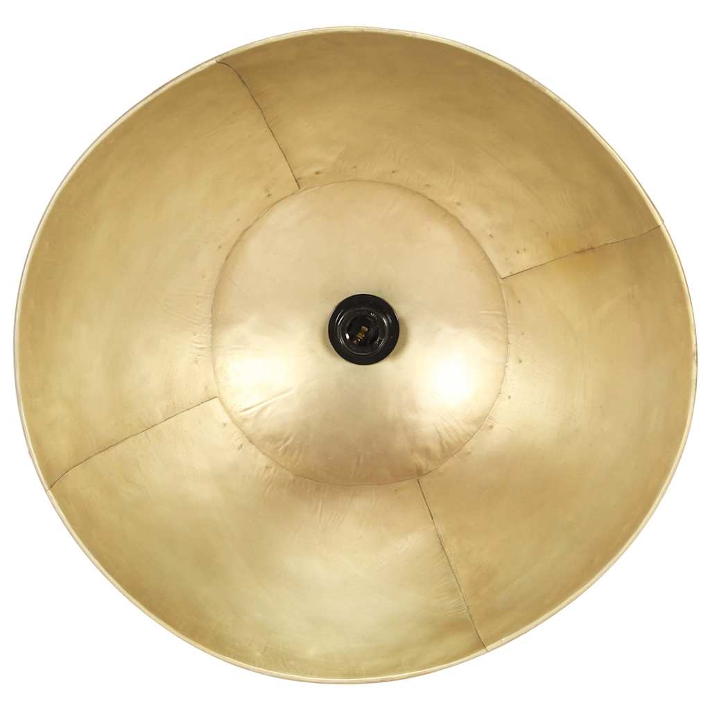 vidaXL Lampa wisząca, 25 W, kolor mosiądzu, okrągła, 48 cm, E27