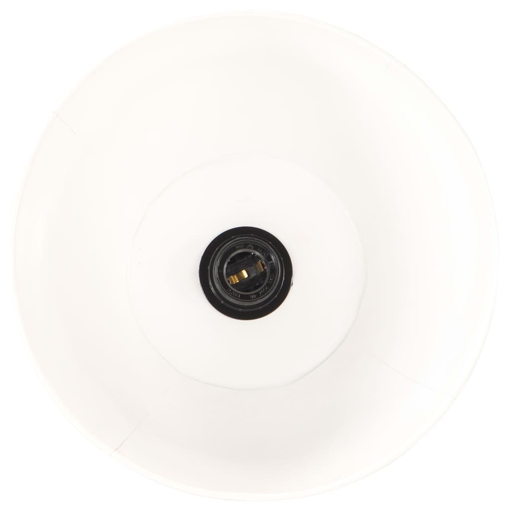 vidaXL Lampy podłogowe, 3 szt., białe, E27, lite drewno mango