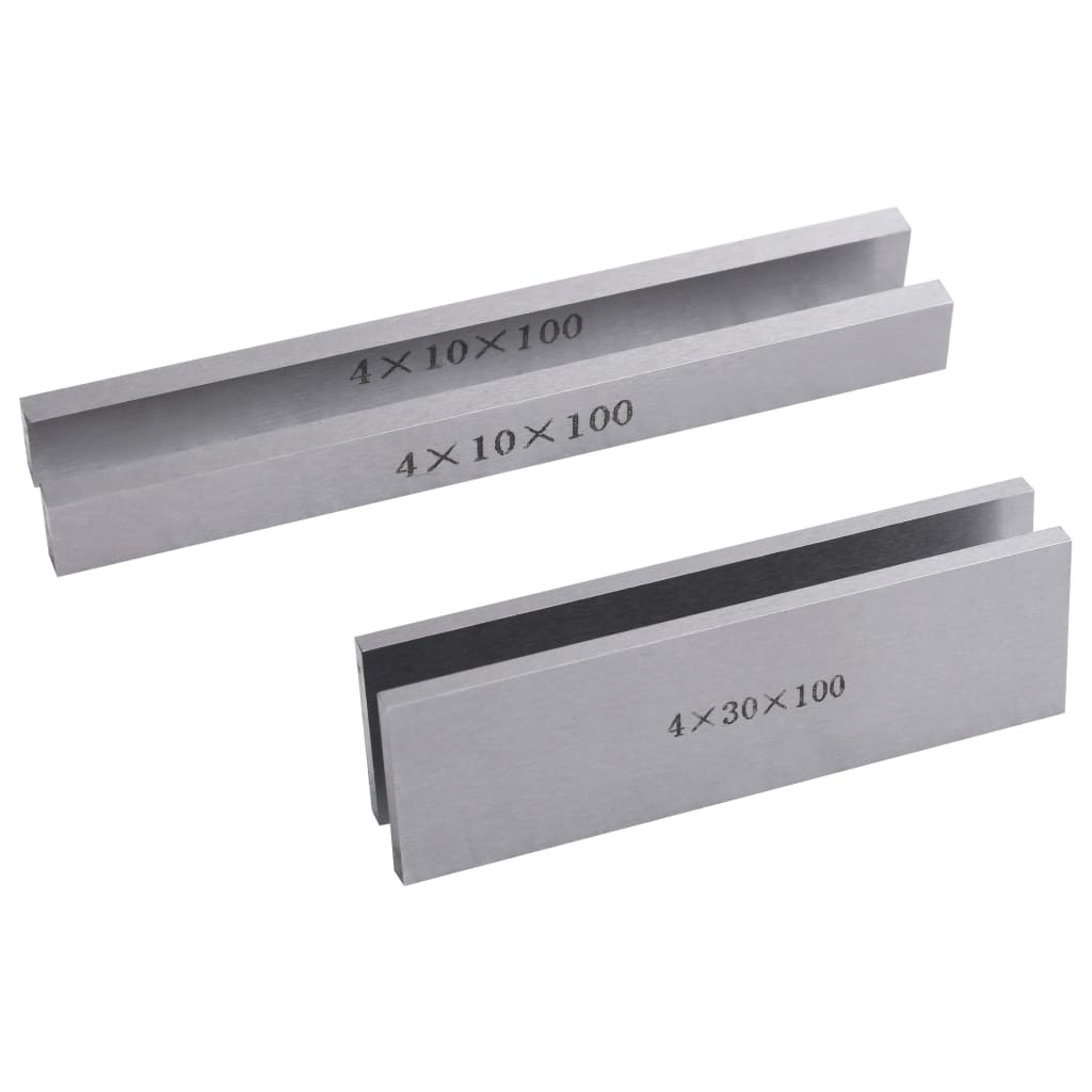 vidaXL Podkładki równoległe, 100 mm, 18 szt., 10-42 mm