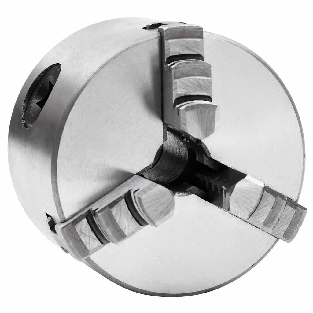 vidaXL Samocentrujący uchwyt tokarski, 3 szczęki, 80 mm, stal K11 80