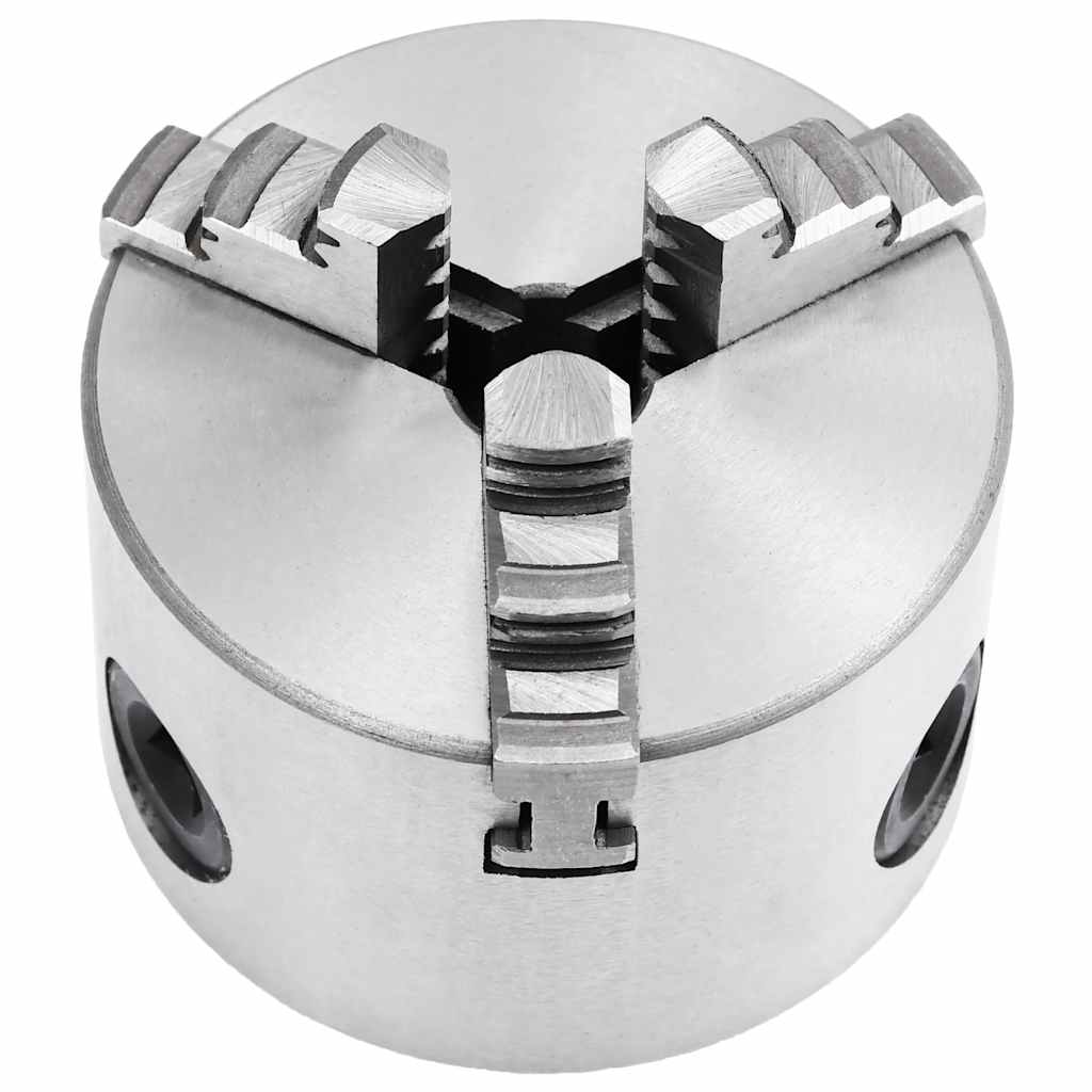 vidaXL Samocentrujący uchwyt tokarski, 3 szczęki, 80 mm, stal K11 80