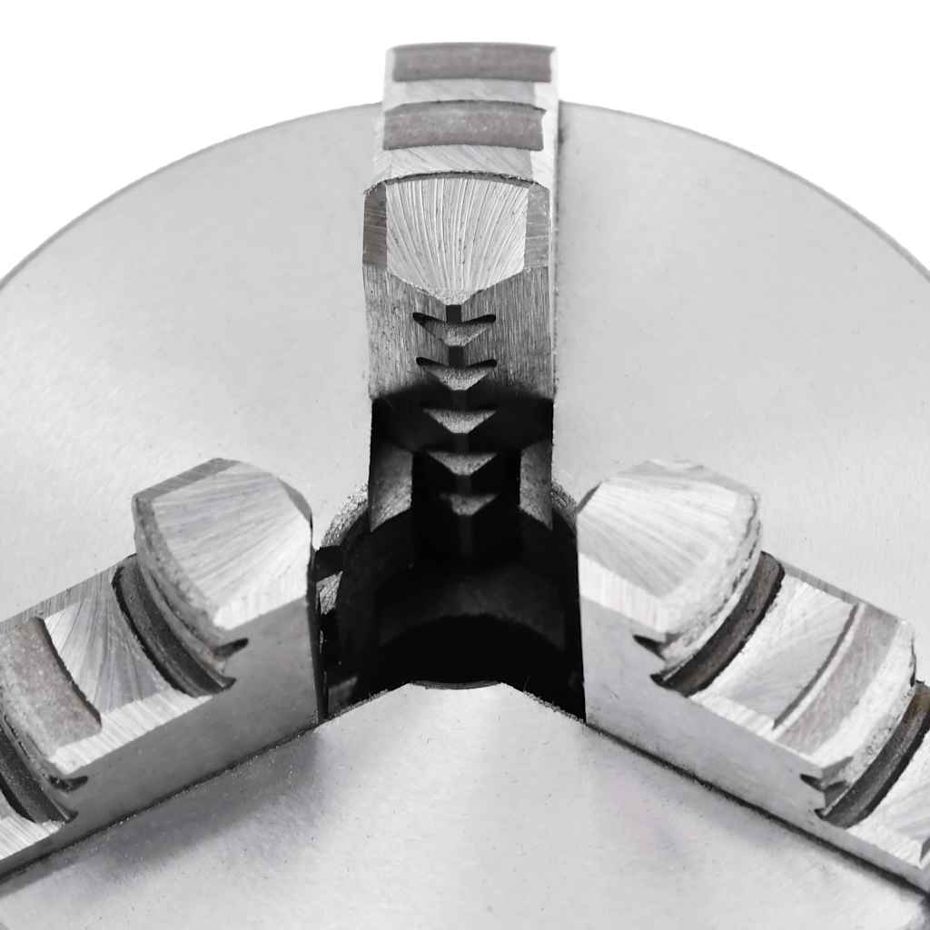 vidaXL Samocentrujący uchwyt tokarski, 3 szczęki, 80 mm, stal K11 80