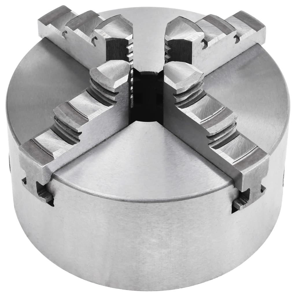 vidaXL Samocentrujący uchwyt tokarski, 4 szczęki, 125 mm, stal