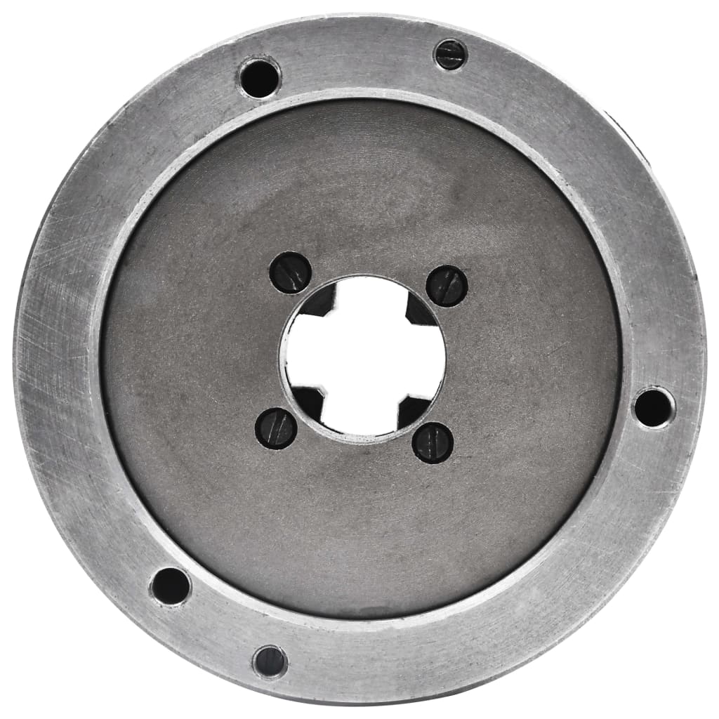 vidaXL Samocentrujący uchwyt tokarski, 4 szczęki, 125 mm, stal