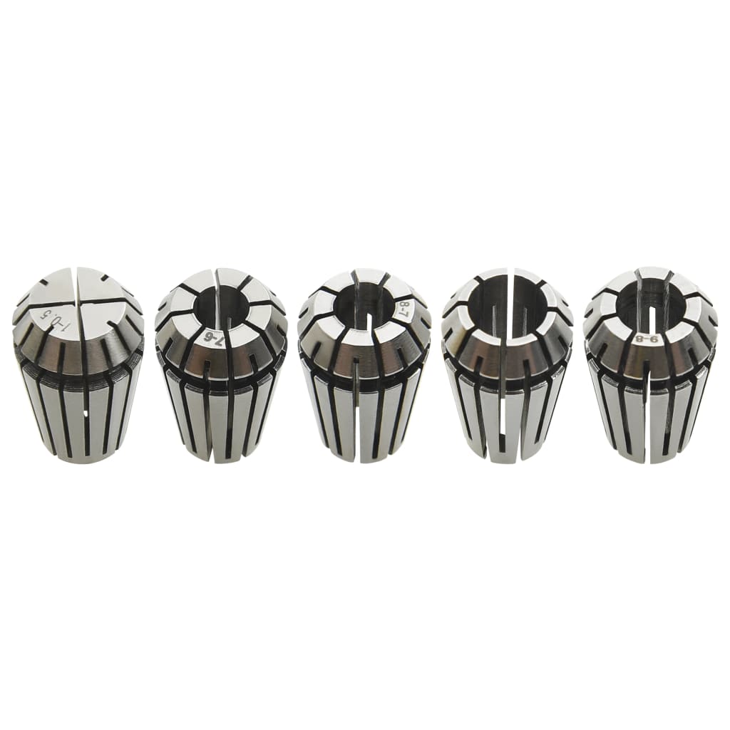vidaXL Tuleje zaciskowe do tokarki, ER16, 10 sztuk
