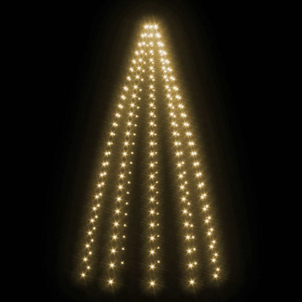 vidaXL Lampki choinkowe w formie siatki, 250 LED, 250 cm
