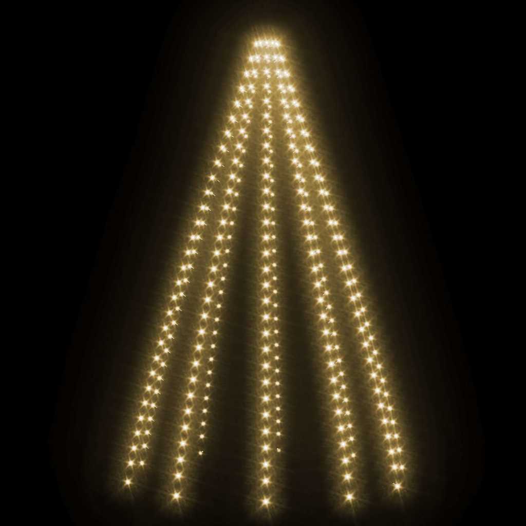 vidaXL Lampki choinkowe w formie siatki, 300 LED, 300 cm