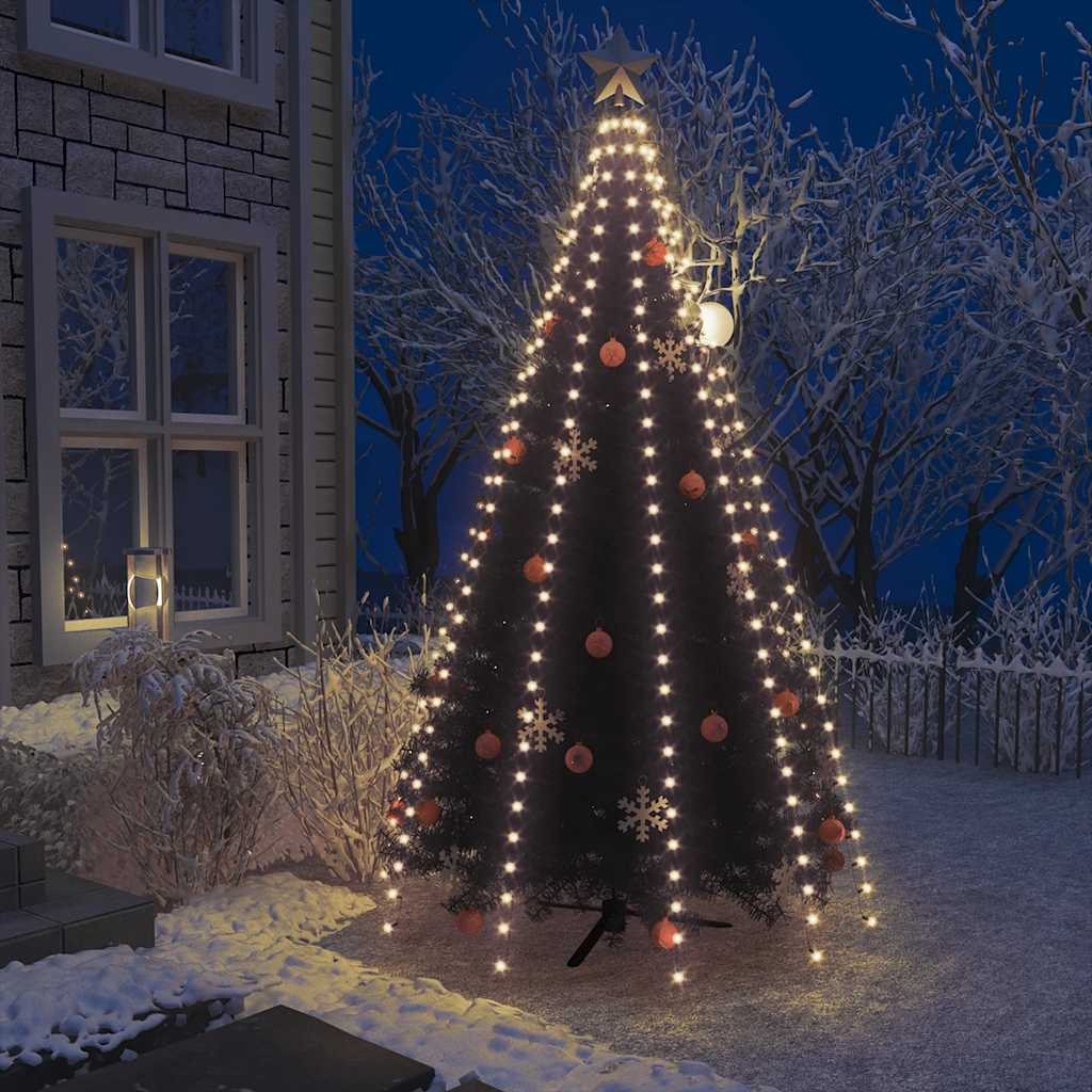 vidaXL Lampki choinkowe w formie siatki, 300 LED, 300 cm
