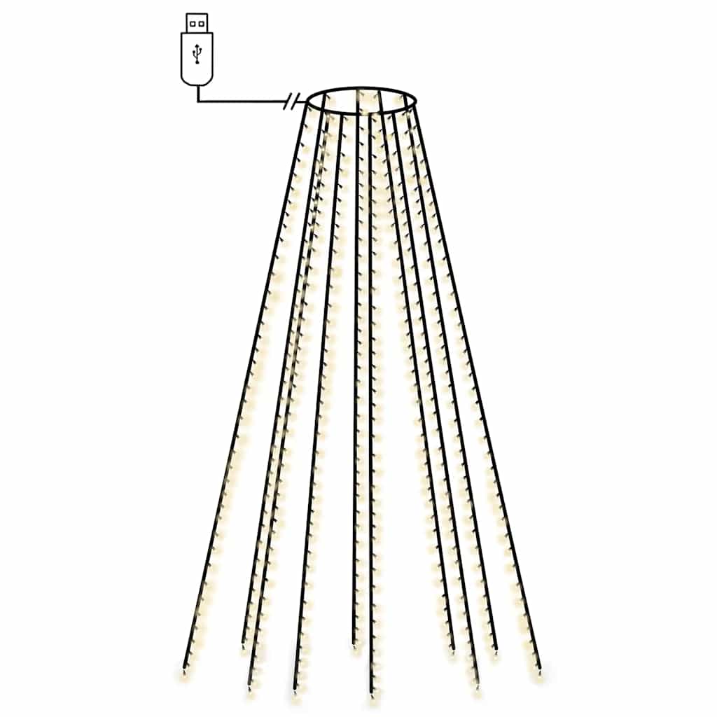 vidaXL Lampki choinkowe w formie siatki, 400 LED, 400 cm