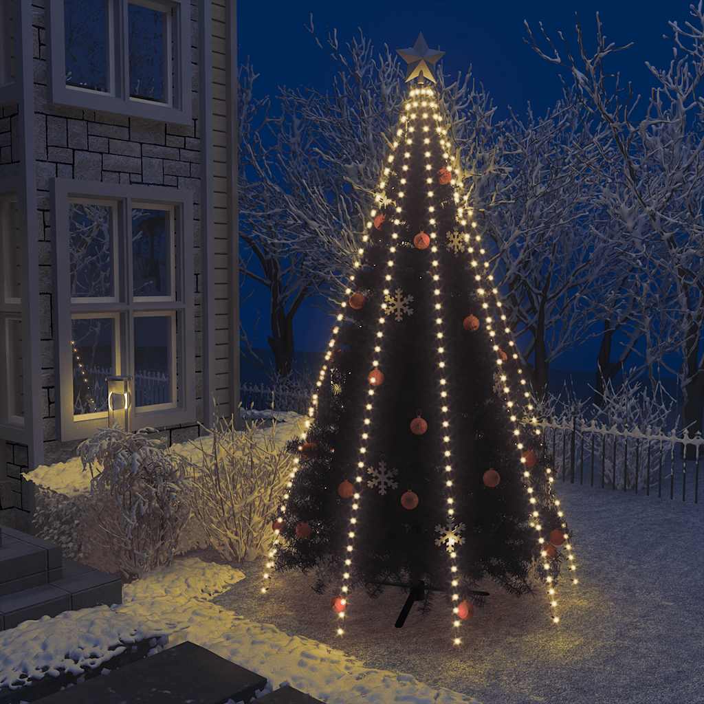 vidaXL Lampki choinkowe w formie siatki, 400 LED, 400 cm