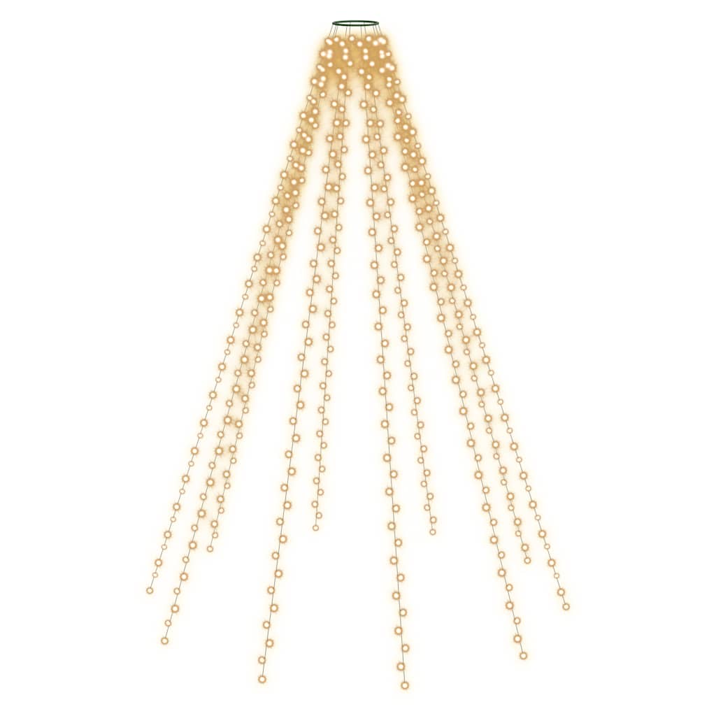 vidaXL Połączone lampki choinkowe, siatka 500 LED, 500 cm