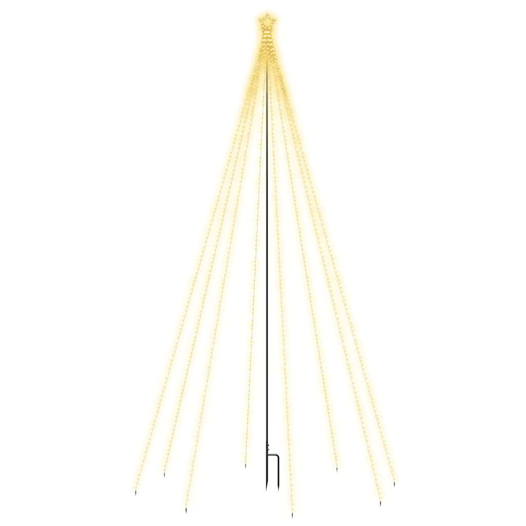 vidaXL Choinka z lampek ułożonych w wodospad, 400 diod LED, 2,5 m